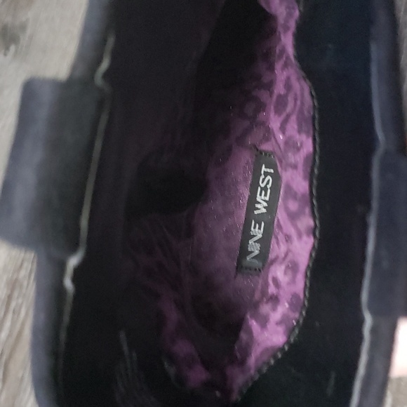 Nine West Stacey Faux Suede Ankle Booties Size 7.5 - Picture 11 of 12